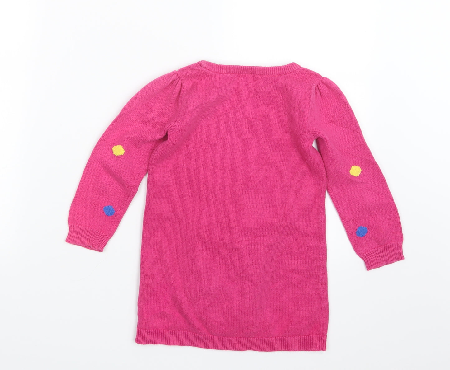 TU Girls Pink  Knit Pullover Jumper Size 3-4 Years  - Long