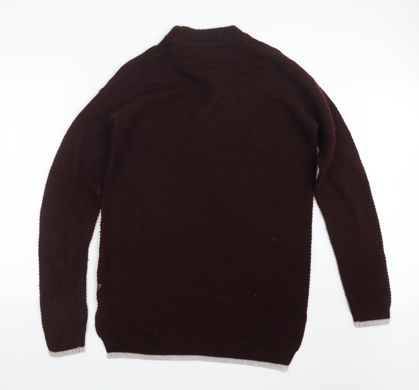 Cyn Cal Mens Purple  Knit Pullover Jumper Size M