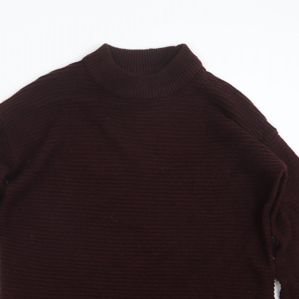 Cyn Cal Mens Purple  Knit Pullover Jumper Size M
