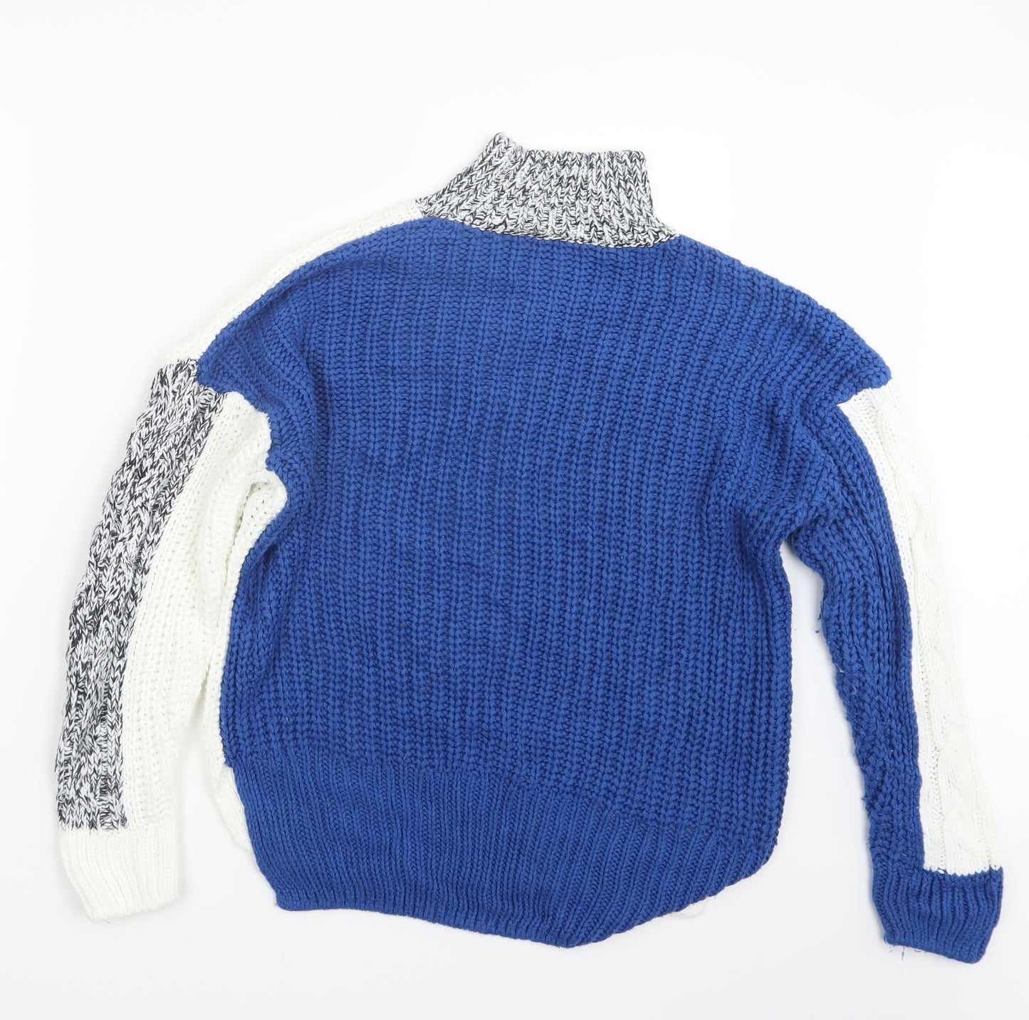 Marks and Spencer Womens Blue  Knit Pullover Jumper Size S