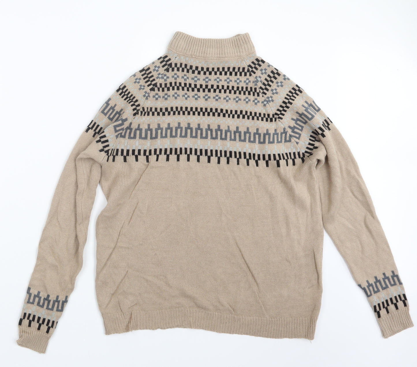 Preworn Womens Beige  Knit Pullover Jumper Size XL