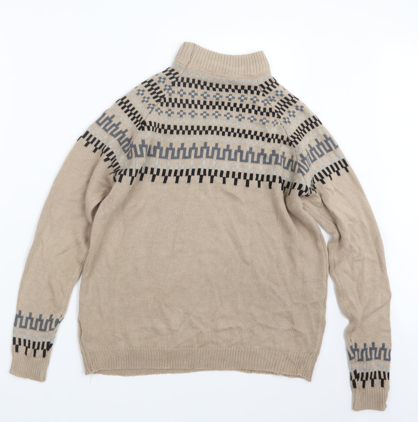 Preworn Womens Beige  Knit Pullover Jumper Size XL