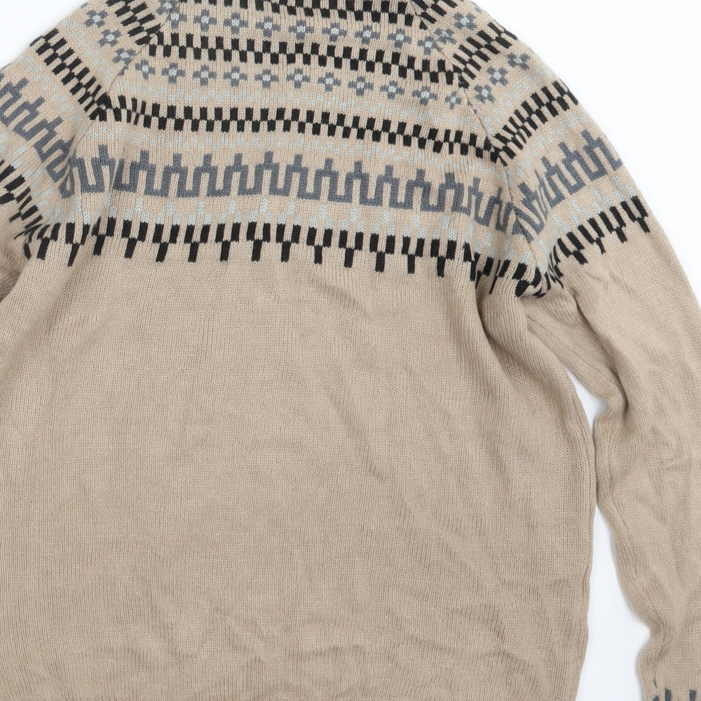 Preworn Womens Beige  Knit Pullover Jumper Size XL