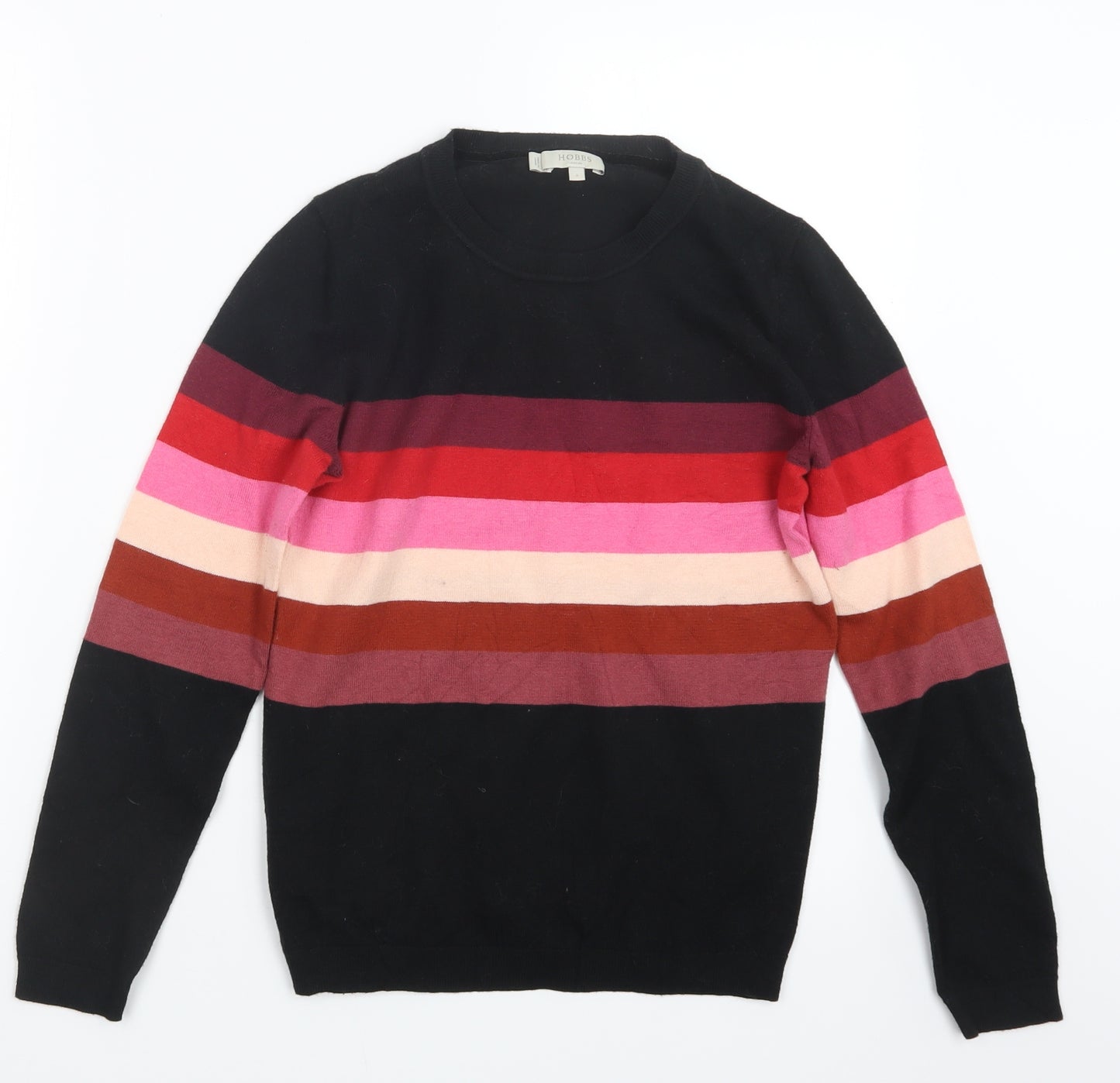 Hobbs Womens Black  Knit Pullover Jumper Size S