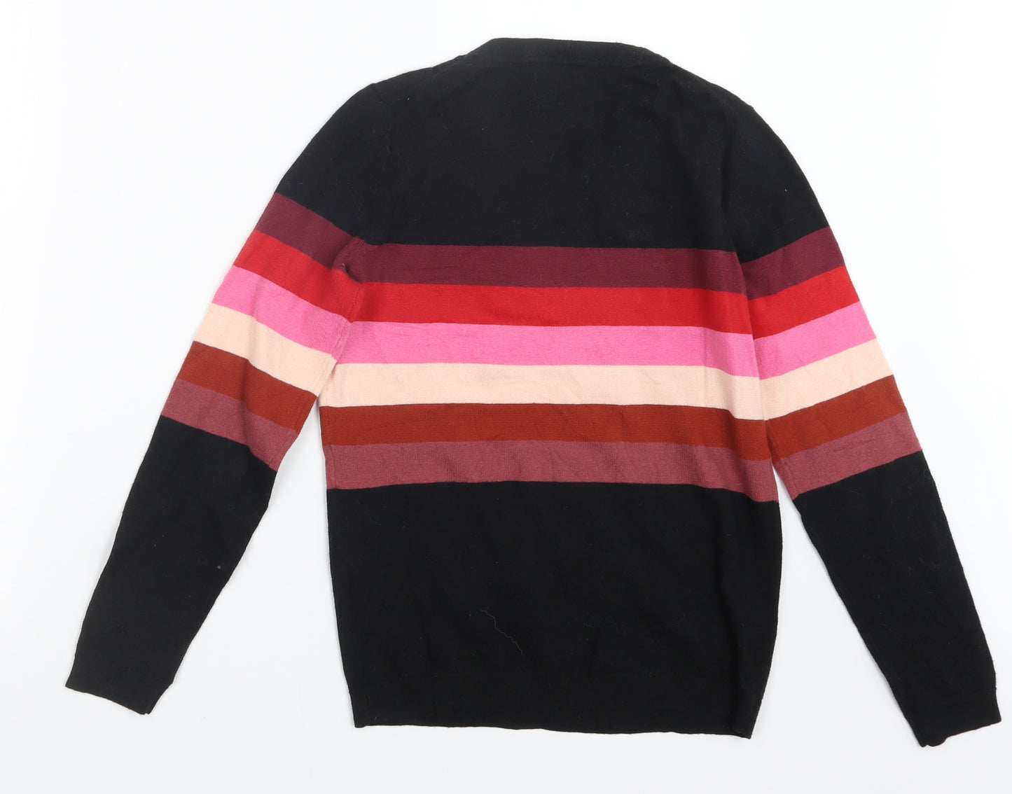 Hobbs Womens Black  Knit Pullover Jumper Size S