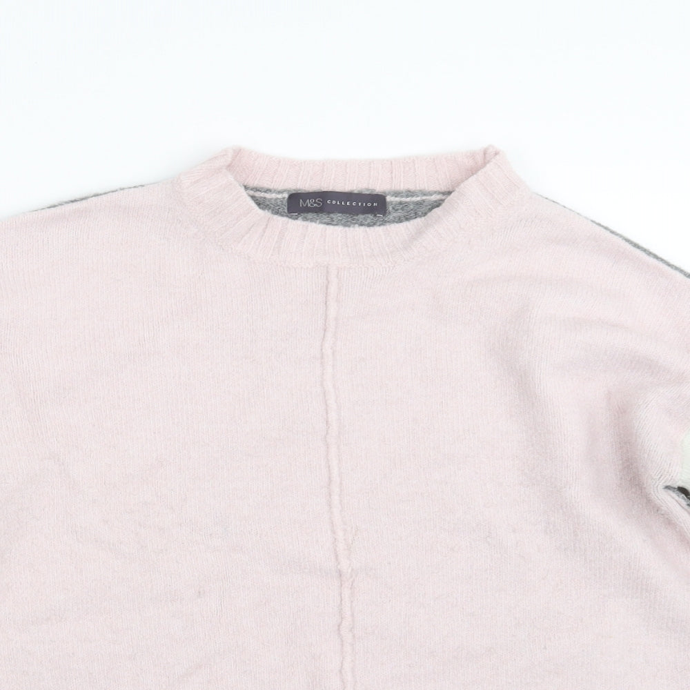 Marks and Spencer Womens Pink  Knit Pullover Jumper Size M
