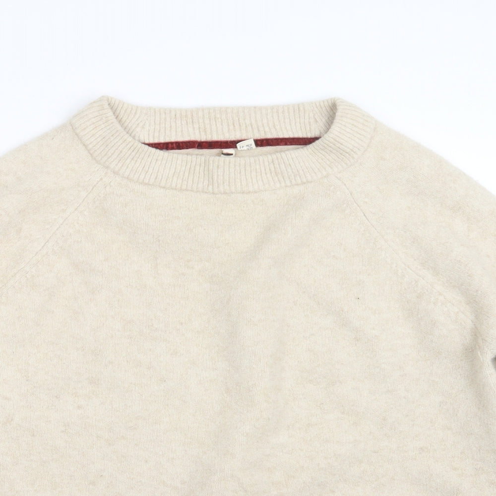 White Stuff Womens Beige  Knit Pullover Jumper Size 18
