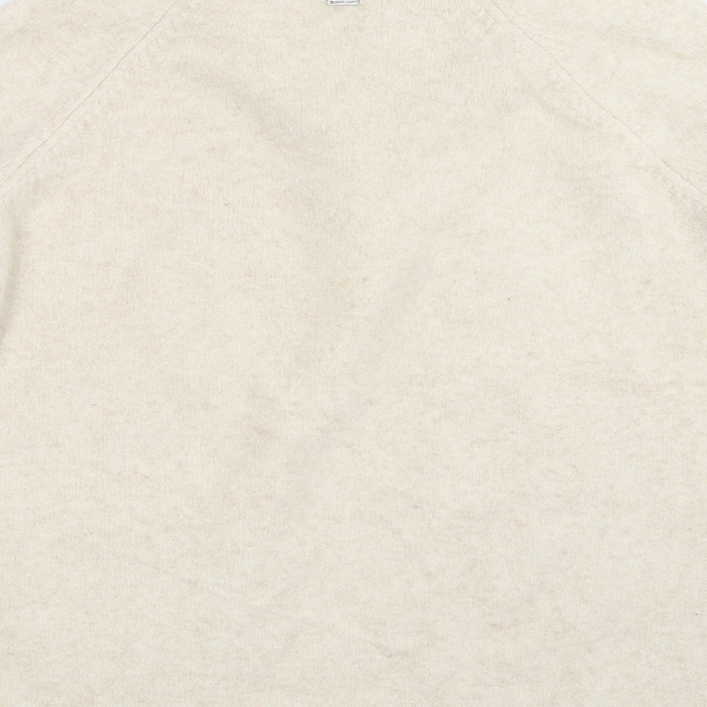 White Stuff Womens Beige  Knit Pullover Jumper Size 18