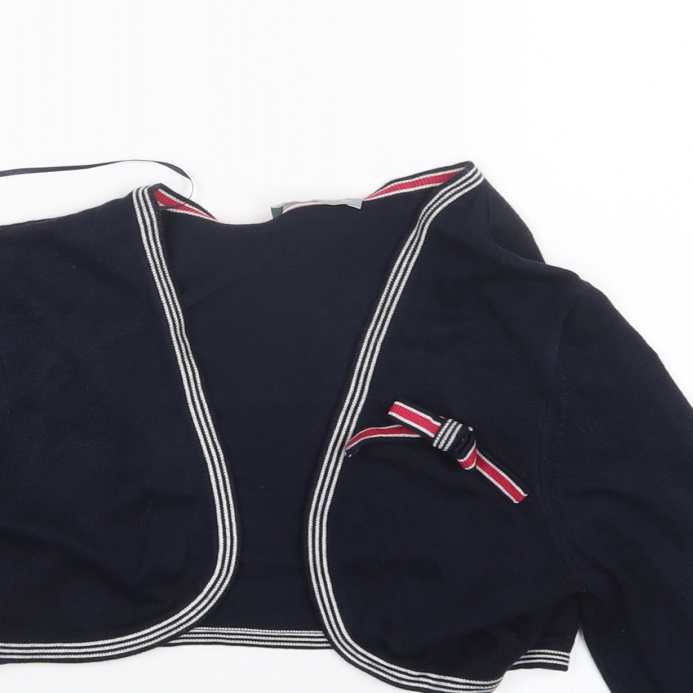 Per Una Womens Blue  Knit Cardigan Jumper Size 12