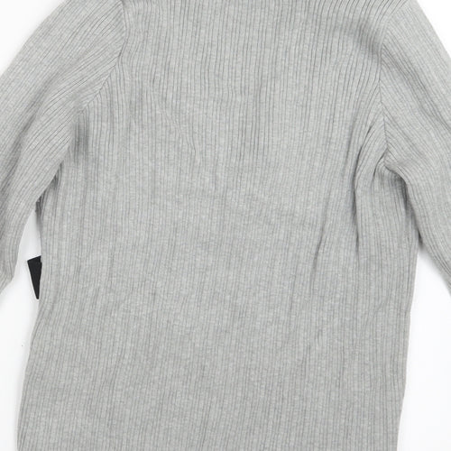 ASOS Womens Grey  Knit Pullover Jumper Size 16