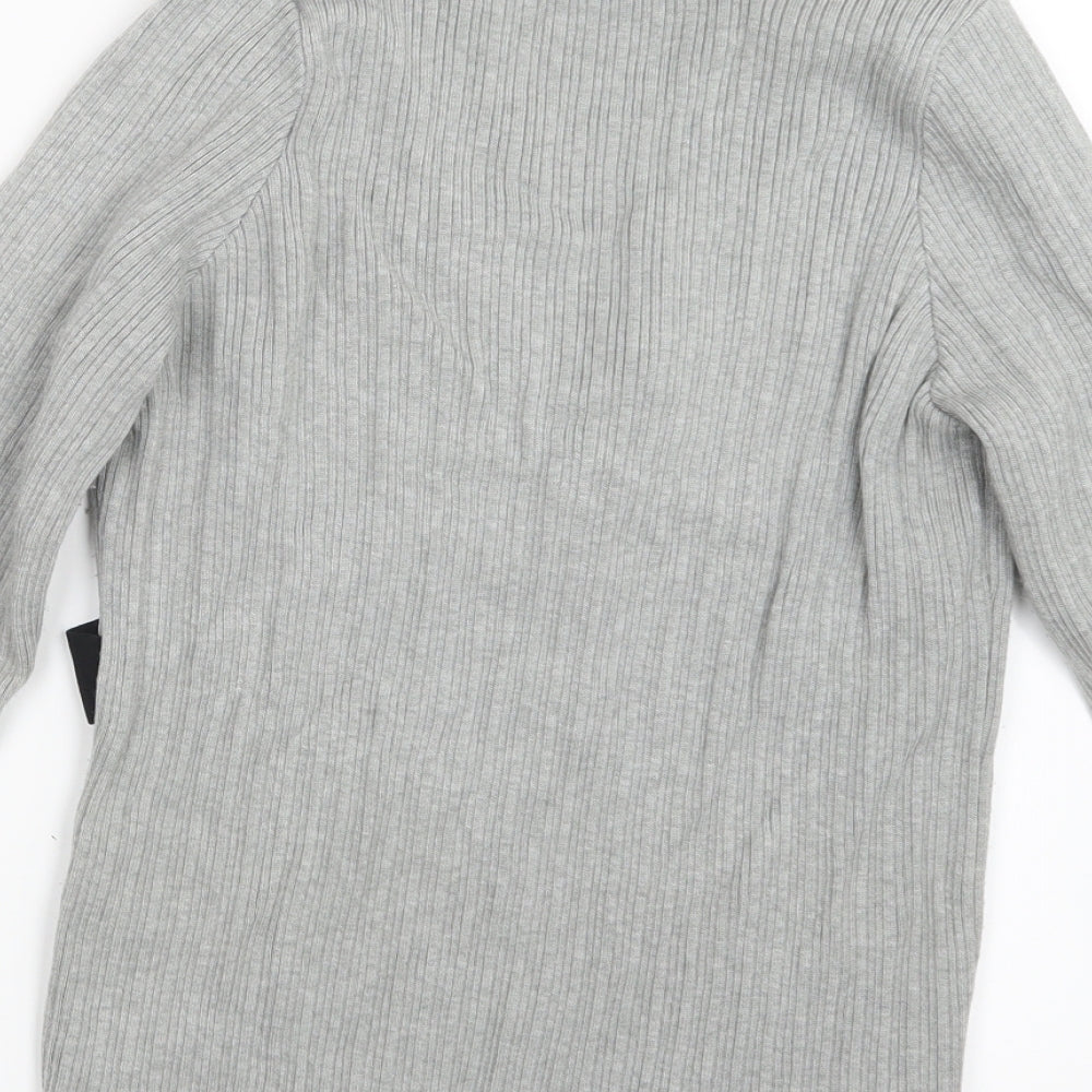 ASOS Womens Grey  Knit Pullover Jumper Size 16