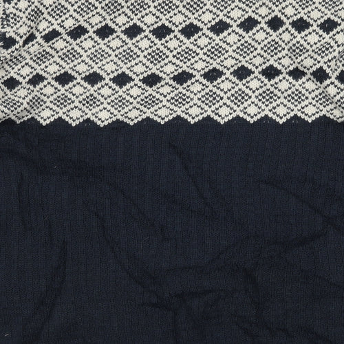 TU Mens Blue  Knit Pullover Jumper Size M