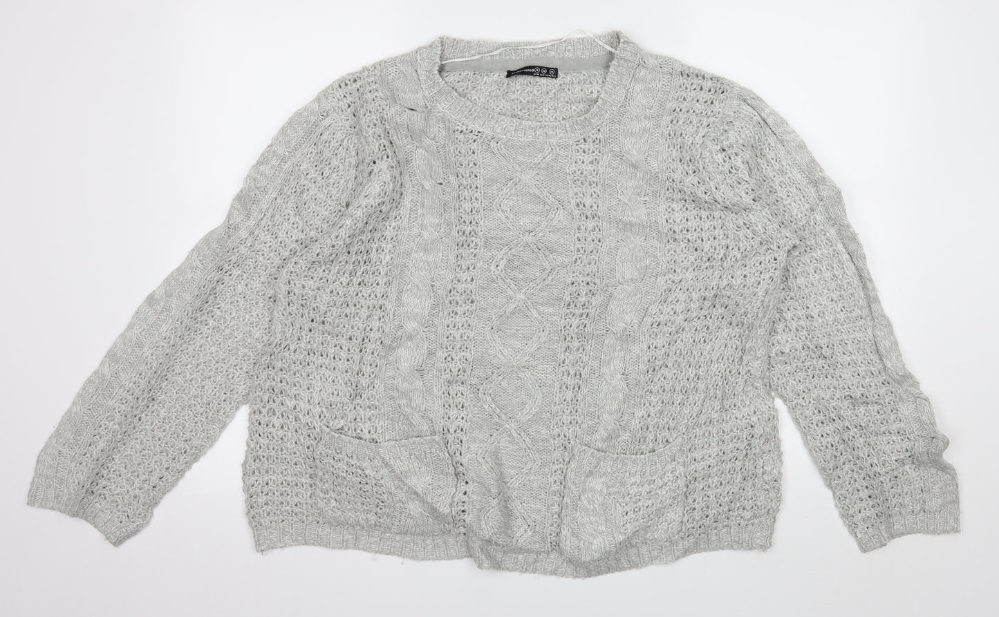 Atmosphere Womens Grey  Knit Pullover Jumper Size 18