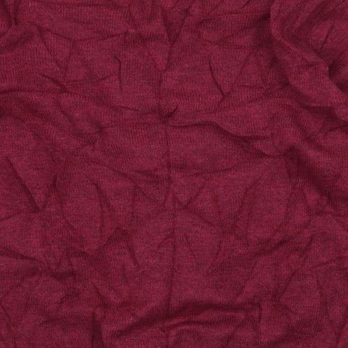 Easy Mens Purple  Knit Pullover Jumper Size M
