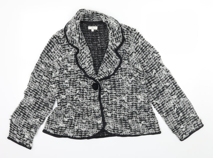 CC Womens Black  Knit Jacket  Size L