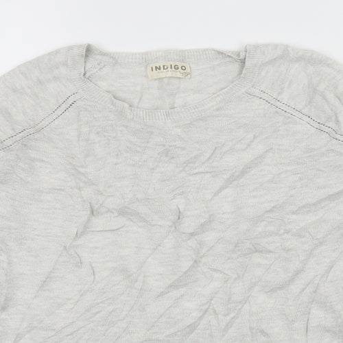 Marks and Spencer Womens Grey  Knit Pullover Jumper Size 10