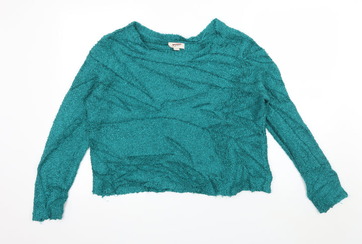 Arizona Jeans Womens Black Knit Pullover Jumper Size XL