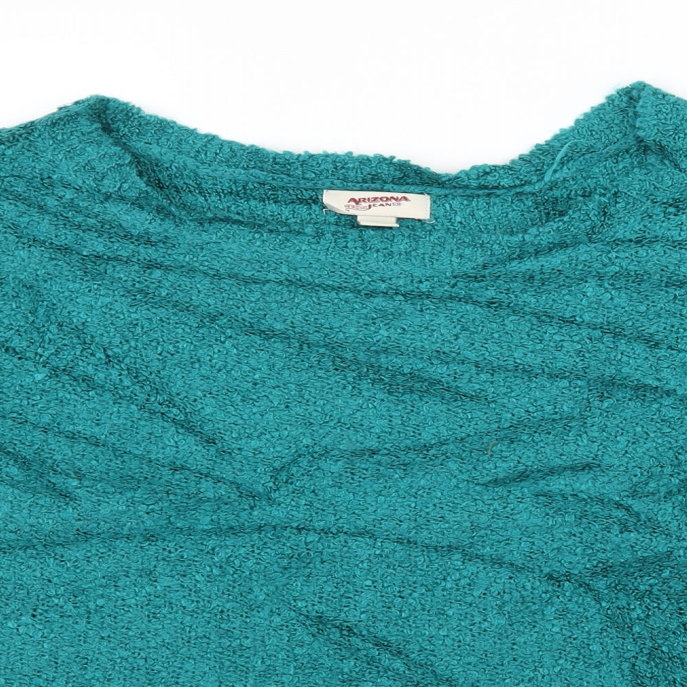 Arizona Jeans Womens Black  Knit Pullover Jumper Size XL