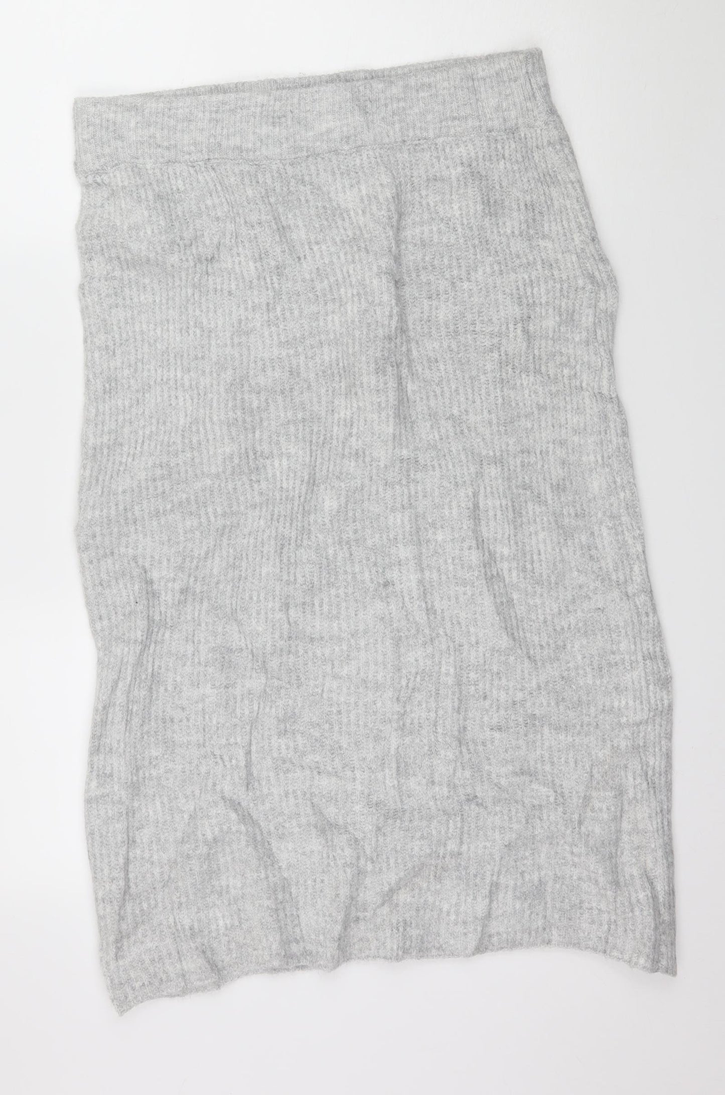 Primark Womens Grey  Knit Straight & Pencil Skirt Size 14