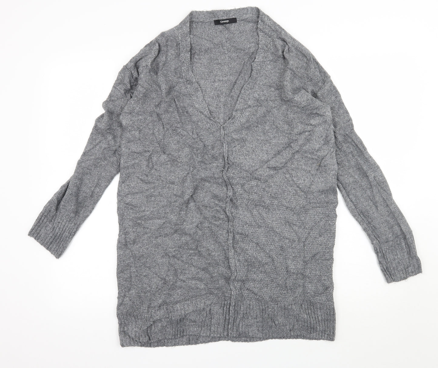 George Womens Grey  Knit Pullover Jumper Size 10