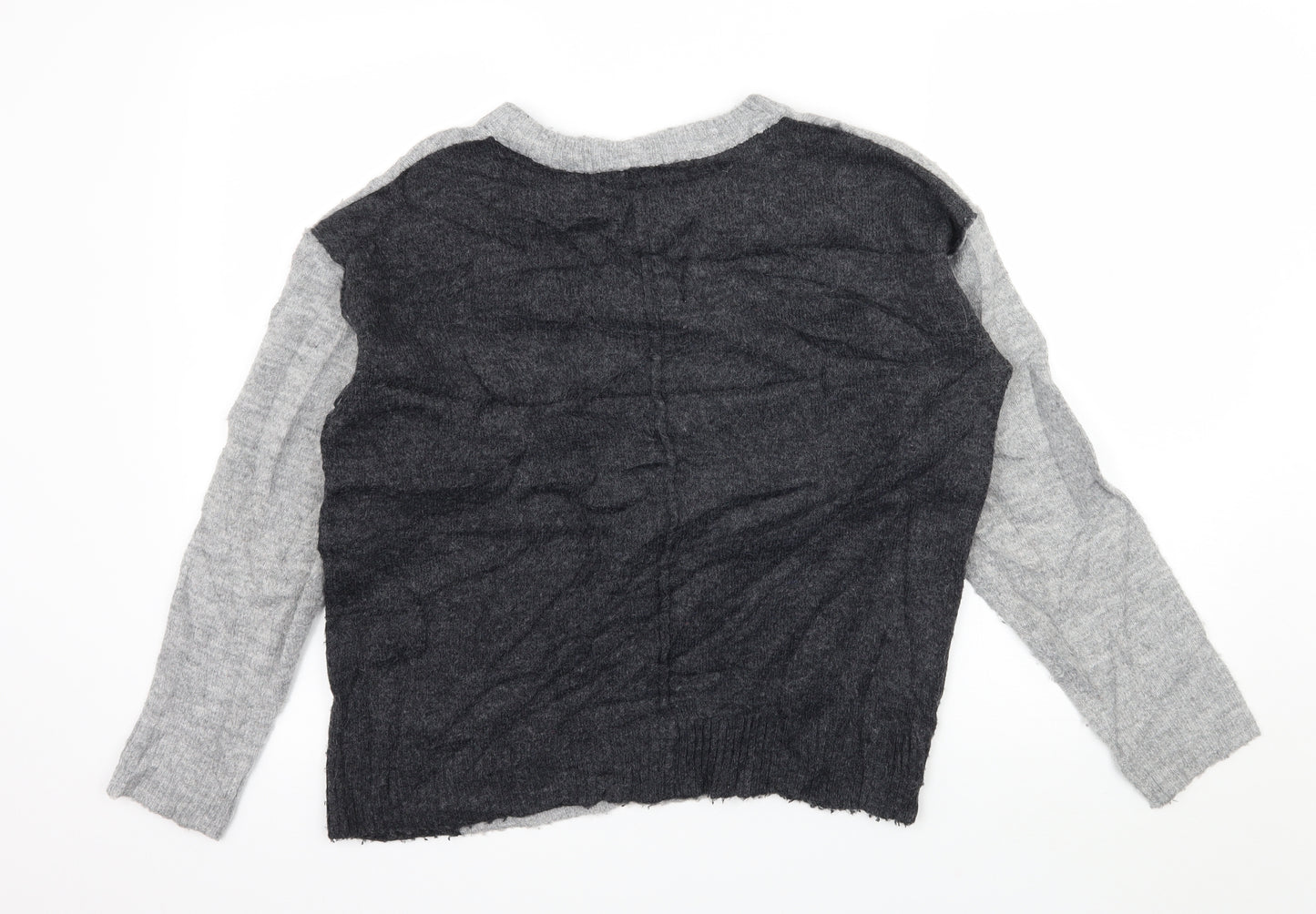 Debenhams Womens Grey  Knit Pullover Jumper Size 10