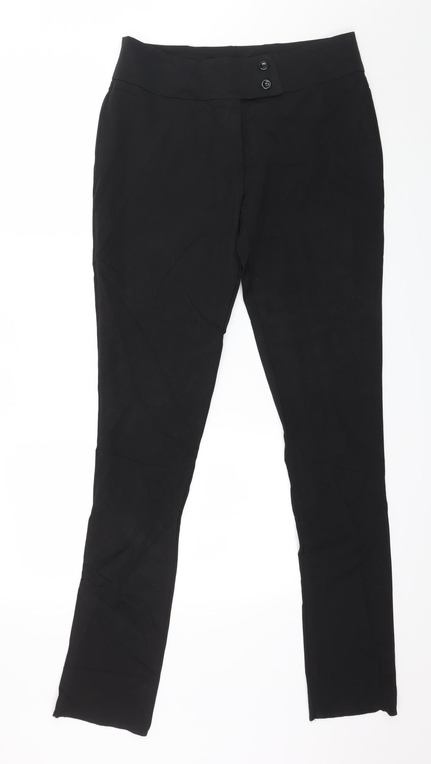 Salon Wear Womens Black   Trousers  Size 10 L34 in