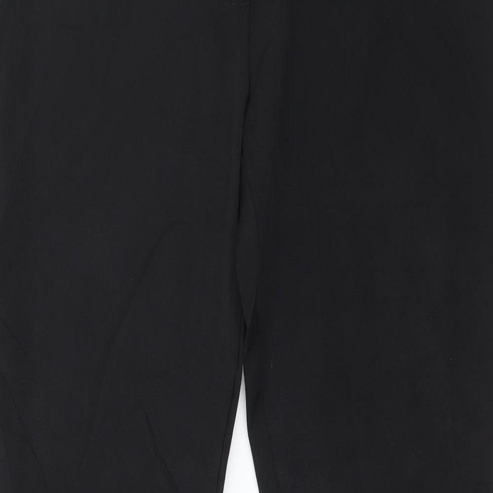 Salon Wear Womens Black   Trousers  Size 10 L34 in