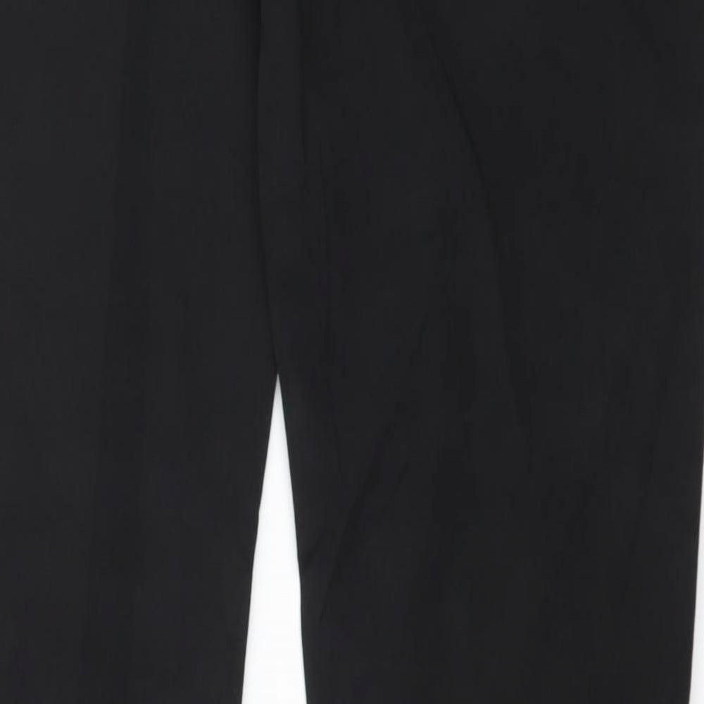 Salon Wear Womens Black   Trousers  Size 10 L34 in