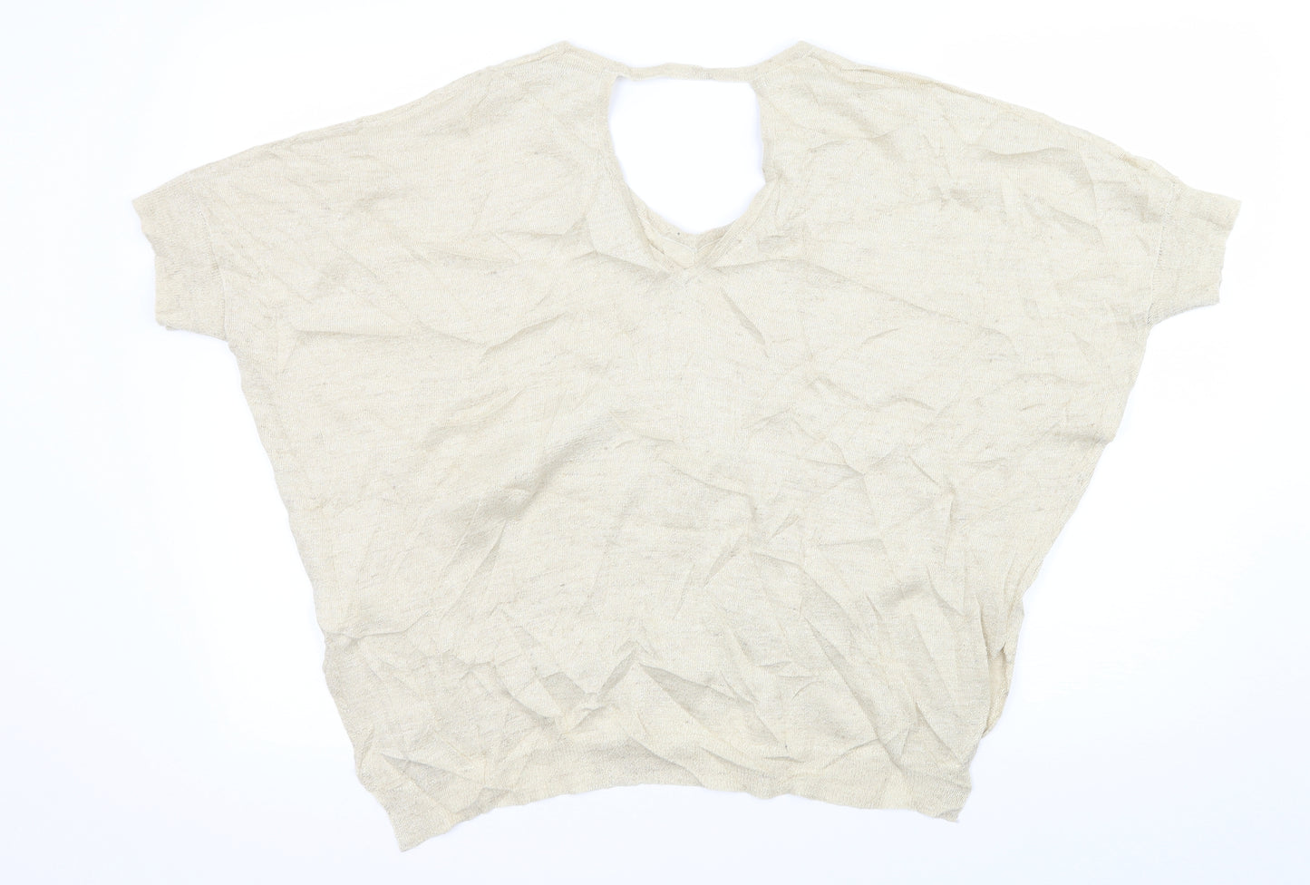 River Island Womens Ivory   Pullover Jumper Size 12  - Cut out back