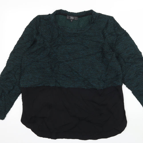 NEXT Womens Green  Knit Pullover Jumper Size 16