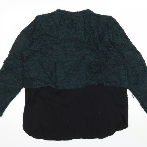 NEXT Womens Green  Knit Pullover Jumper Size 16