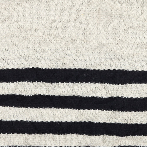 Atmosphere Womens Beige Striped Knit Cardigan Jumper Size 12