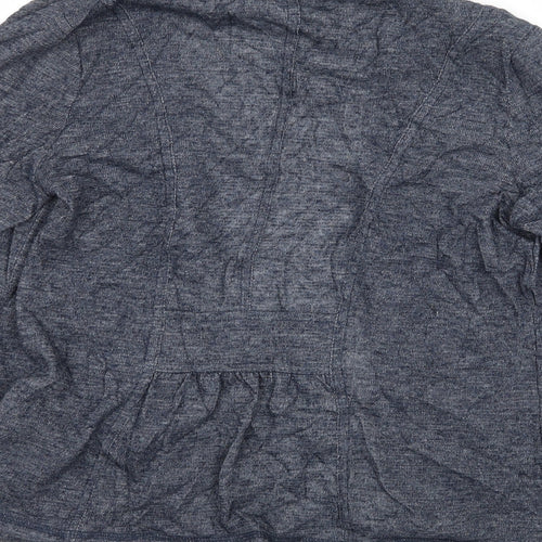 Marks and Spencer Womens Blue  Knit Cardigan Jumper Size 10