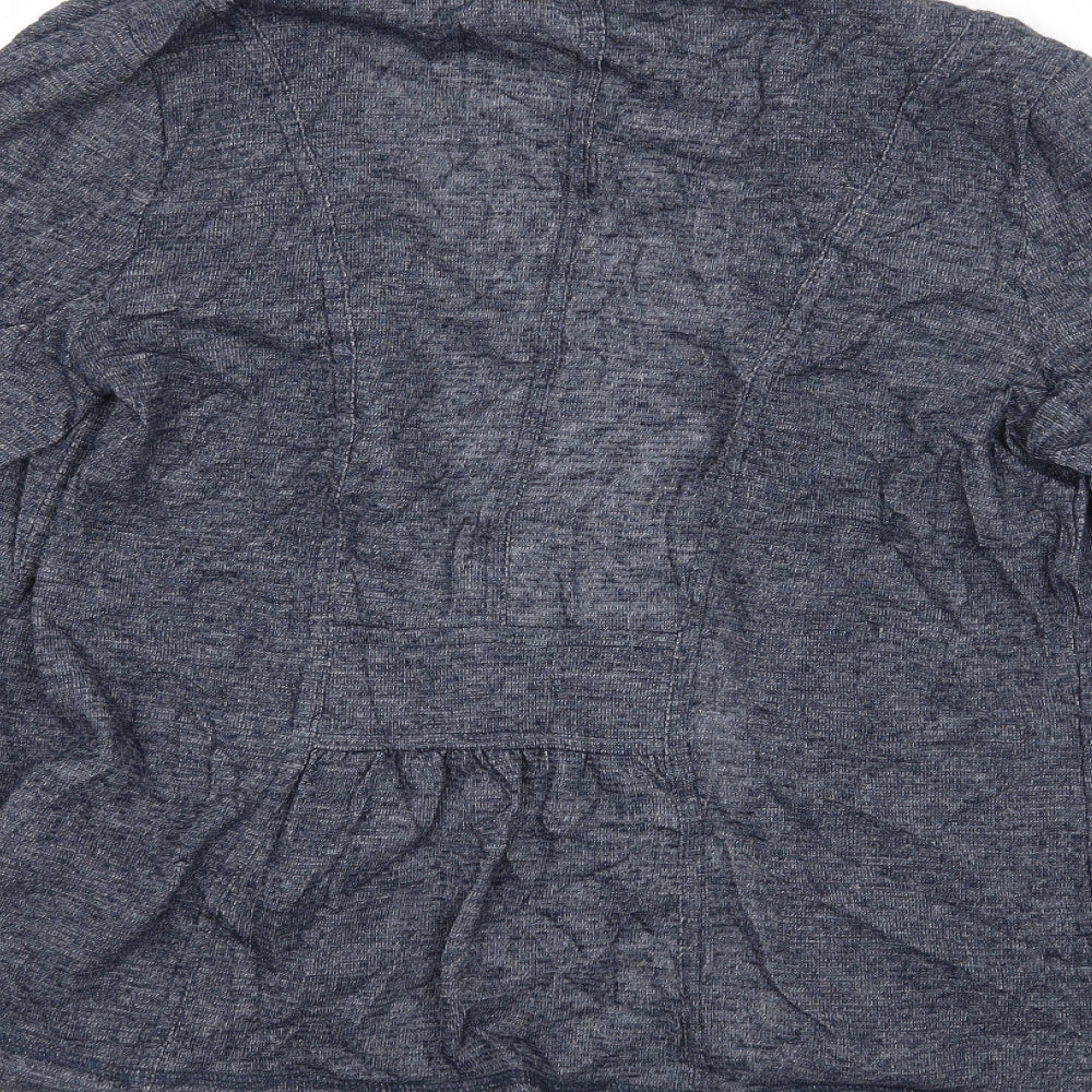 Marks and Spencer Womens Blue  Knit Cardigan Jumper Size 10