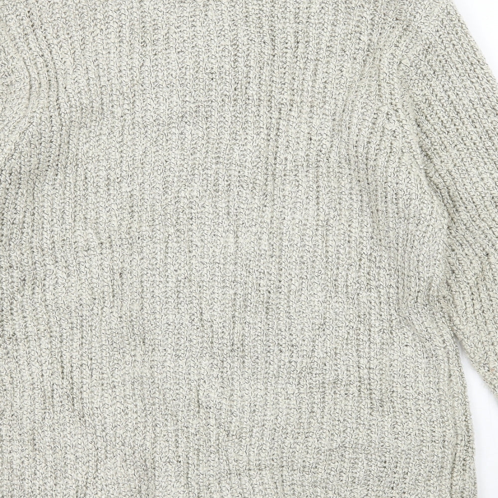 HONEY Womens Ivory  Knit Cardigan Jumper Size S