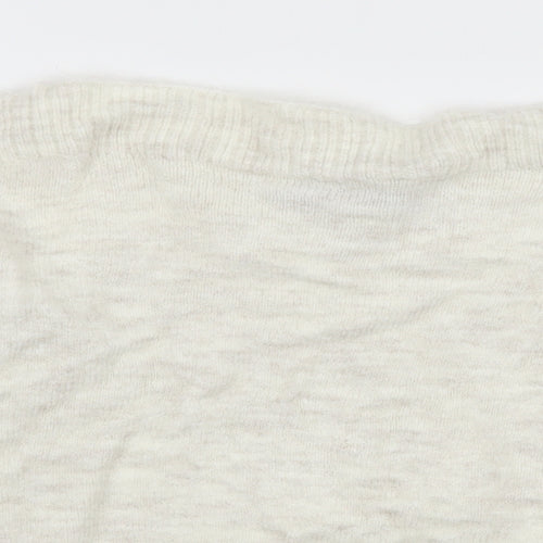 Marks and Spencer Womens Ivory  Knit Pullover Jumper Size S