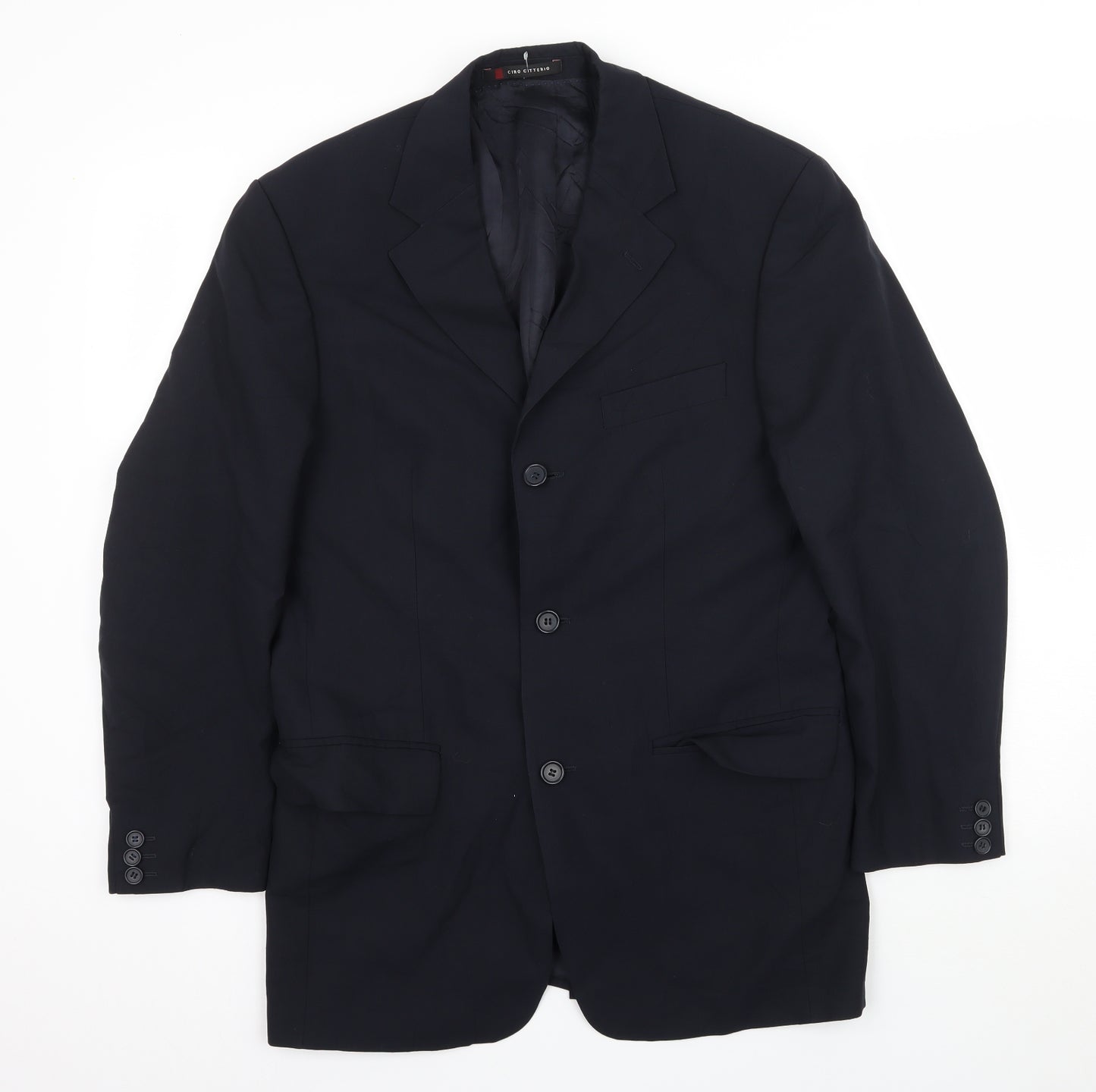 Ciro Citterio Mens Blue   Jacket Suit Jacket Size M