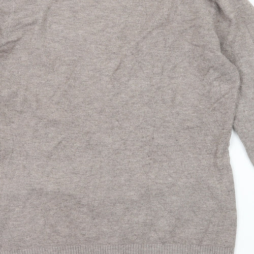 Tiramisu Womens Brown  Knit Cardigan Jumper Size M