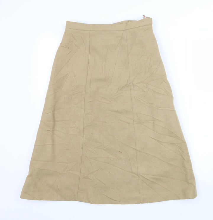 Dereta Womens Beige Straight & Pencil Skirt Size 12