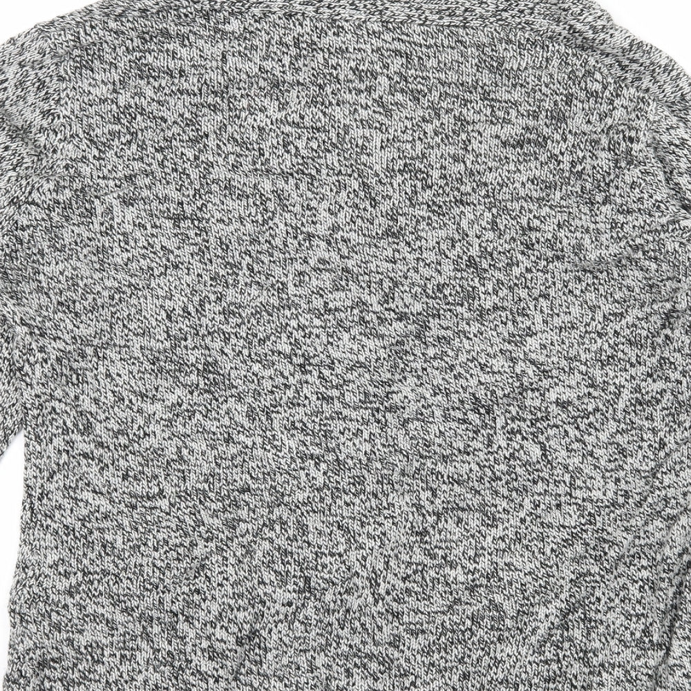 Damart Womens Grey  Jersey Cardigan Jumper Size 14