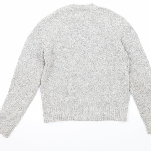 Kiabi Womens Grey  Knit Pullover Jumper Size 10