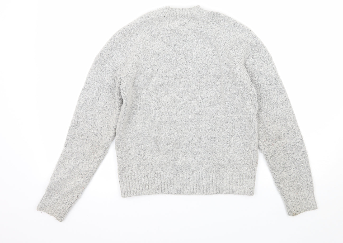 Kiabi Womens Grey  Knit Pullover Jumper Size 10