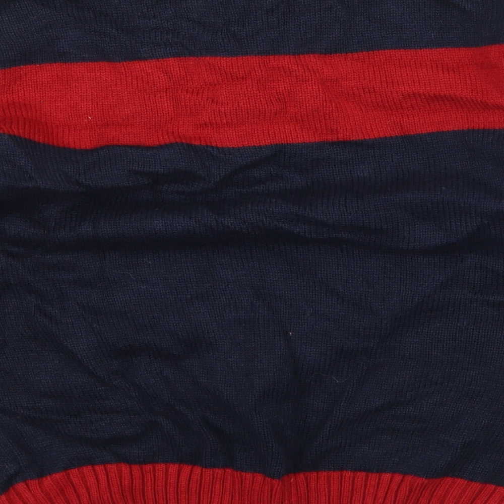Beverly Hills Polo Club Boys Blue  Knit Pullover Jumper Size 11-12 Years