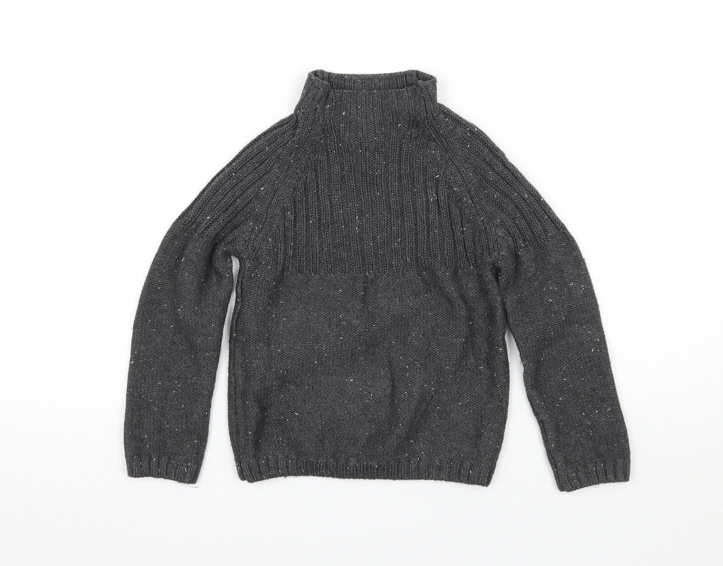EofM Boys Grey  Knit Pullover Jumper Size 4-5 Years
