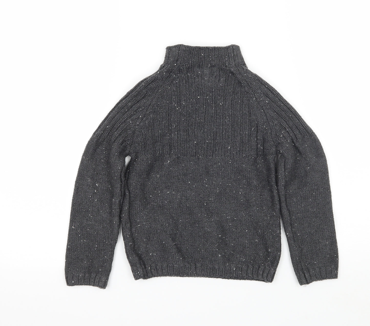 EofM Boys Grey  Knit Pullover Jumper Size 4-5 Years