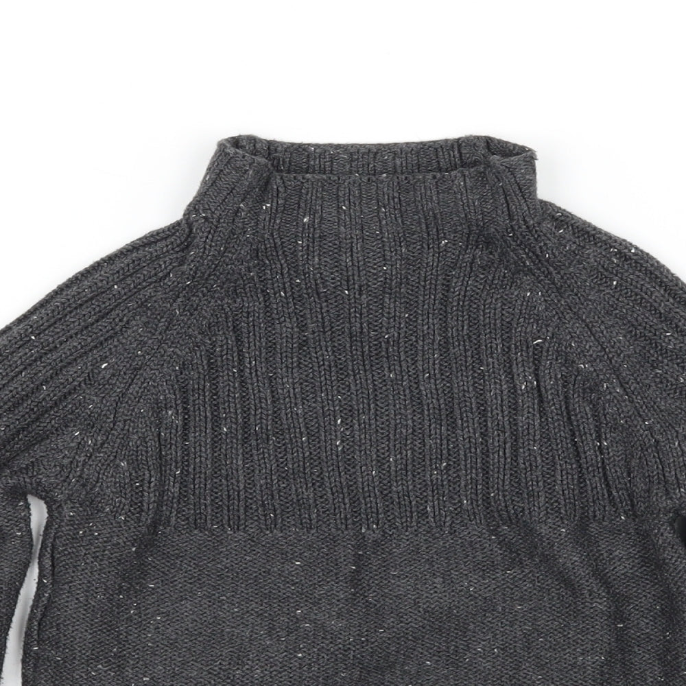 EofM Boys Grey  Knit Pullover Jumper Size 4-5 Years