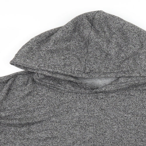 John GALT Womens Grey  Jersey Pullover Hoodie One Size
