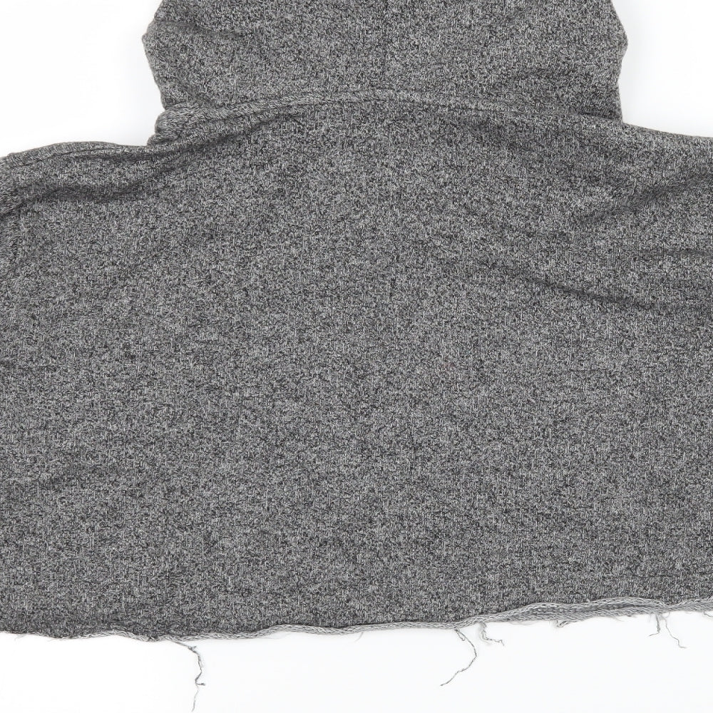 John GALT Womens Grey  Jersey Pullover Hoodie One Size