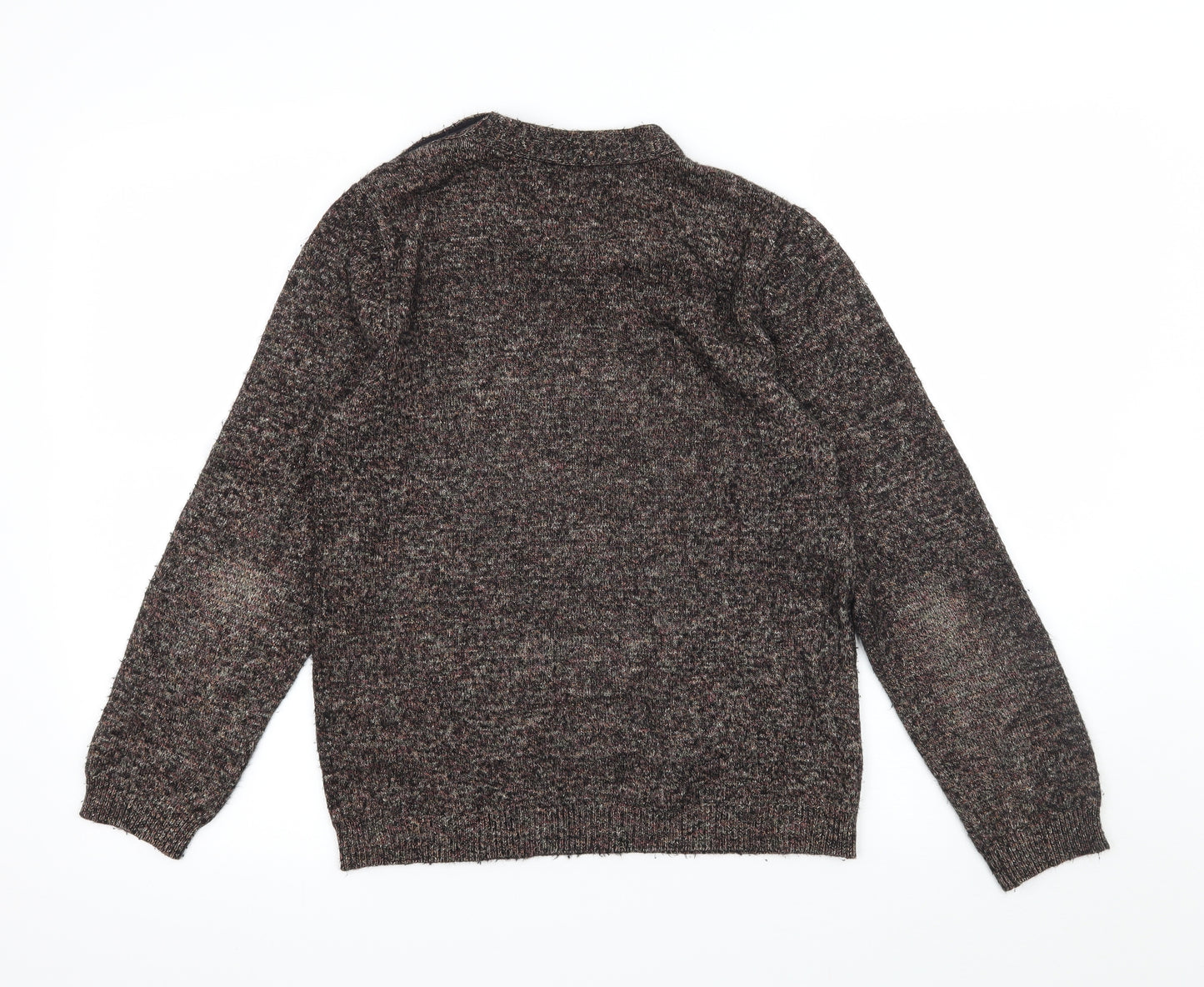 Topman Mens Brown  Knit Pullover Jumper Size S