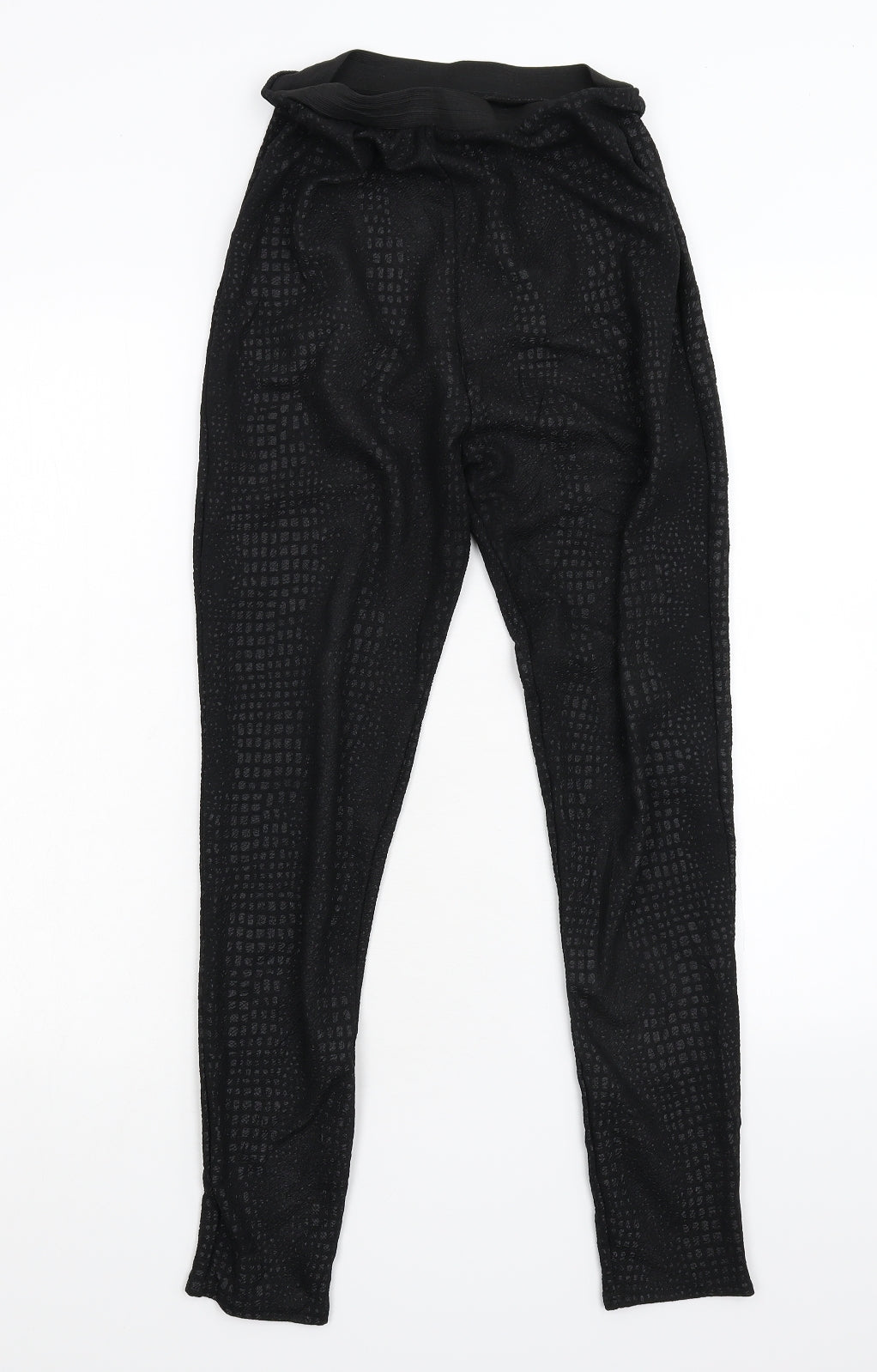 Preworn Womens Black   Carrot Leggings Size 12 L27 in